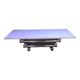 Coffee table with steel tube structure and marble top
