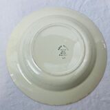 Vintage hollow round dish décor flowers HBCM pink red