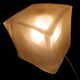 "Iviken" thick glass collector ice cube table lamp from Ikea