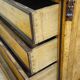 Charles X period commode in maple and blackened pear (circa 1820)