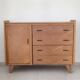 1960s chest of drawers with 4 drawers and 1 door