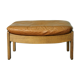 Danish leather ottoman, 1970
