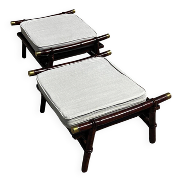 Pair of ottomans John Wisner Far Horizons – Ficks Reed, 1954