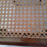 Set of 2 chairs with canework