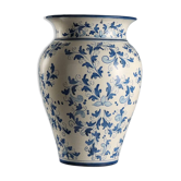Vintage majolica vase from Caltagirone, Italy, 20th century.