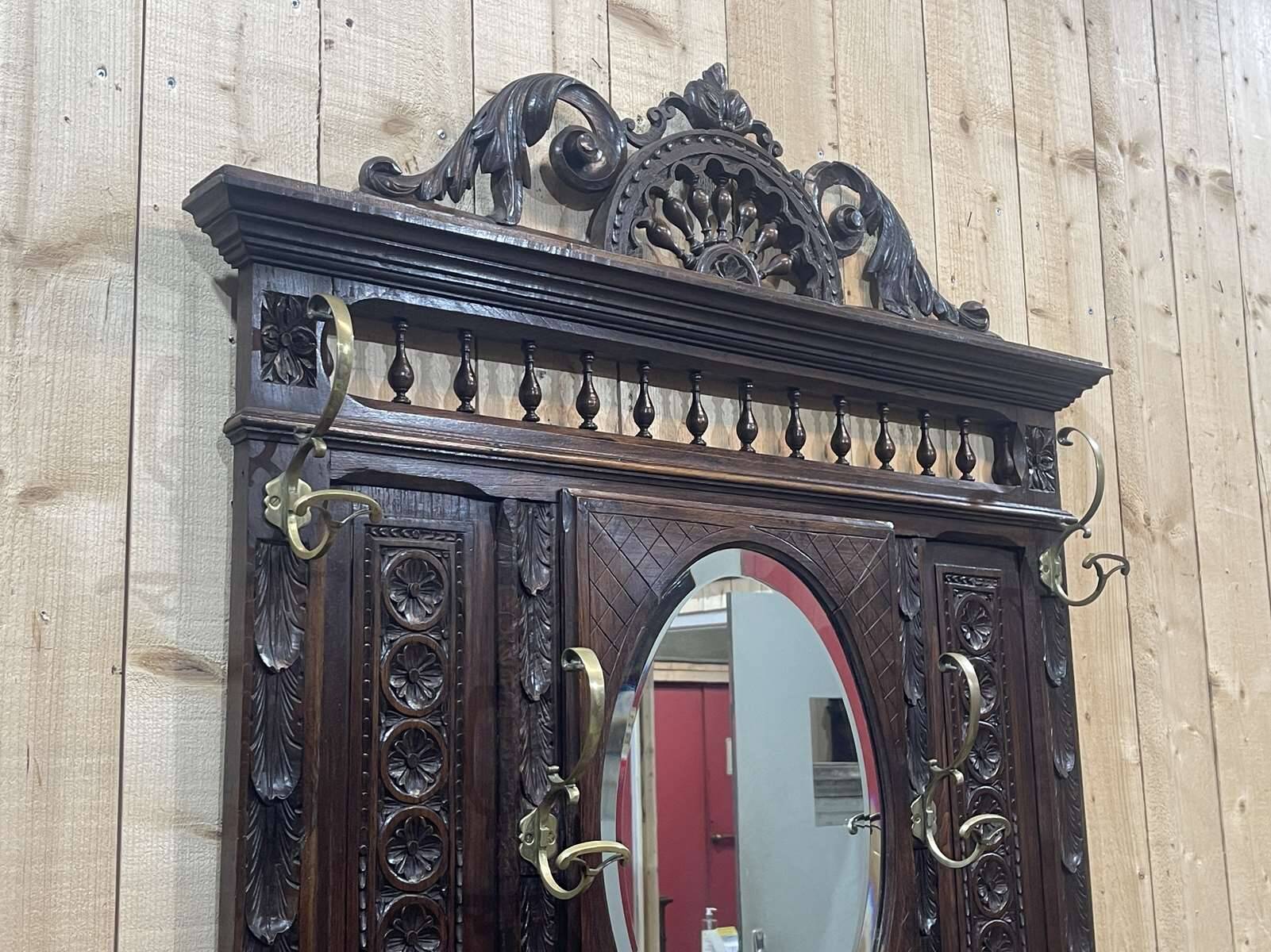 Breton chestnut wardrobe from the 1930s