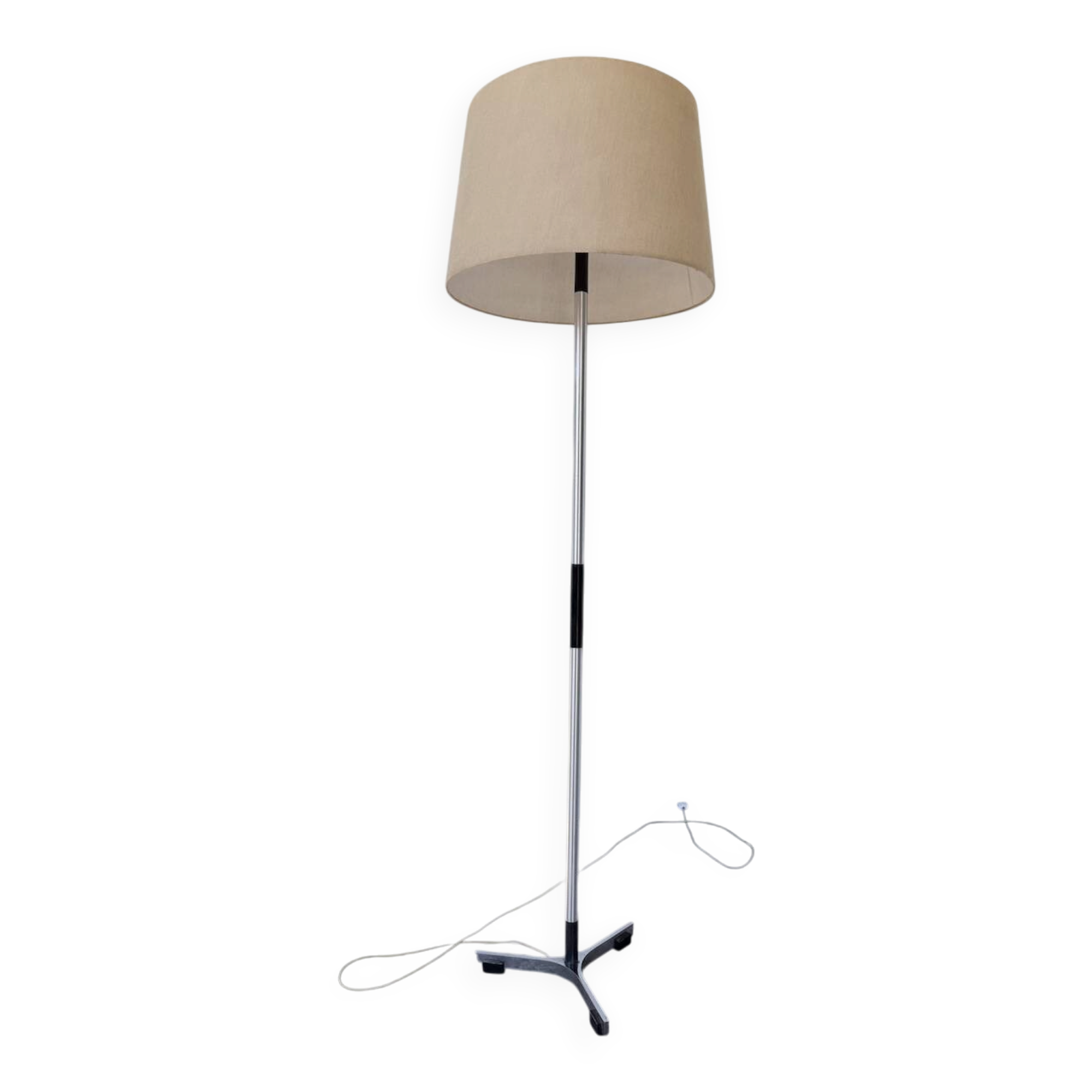 1970s chrome tripod floor lamp Richard