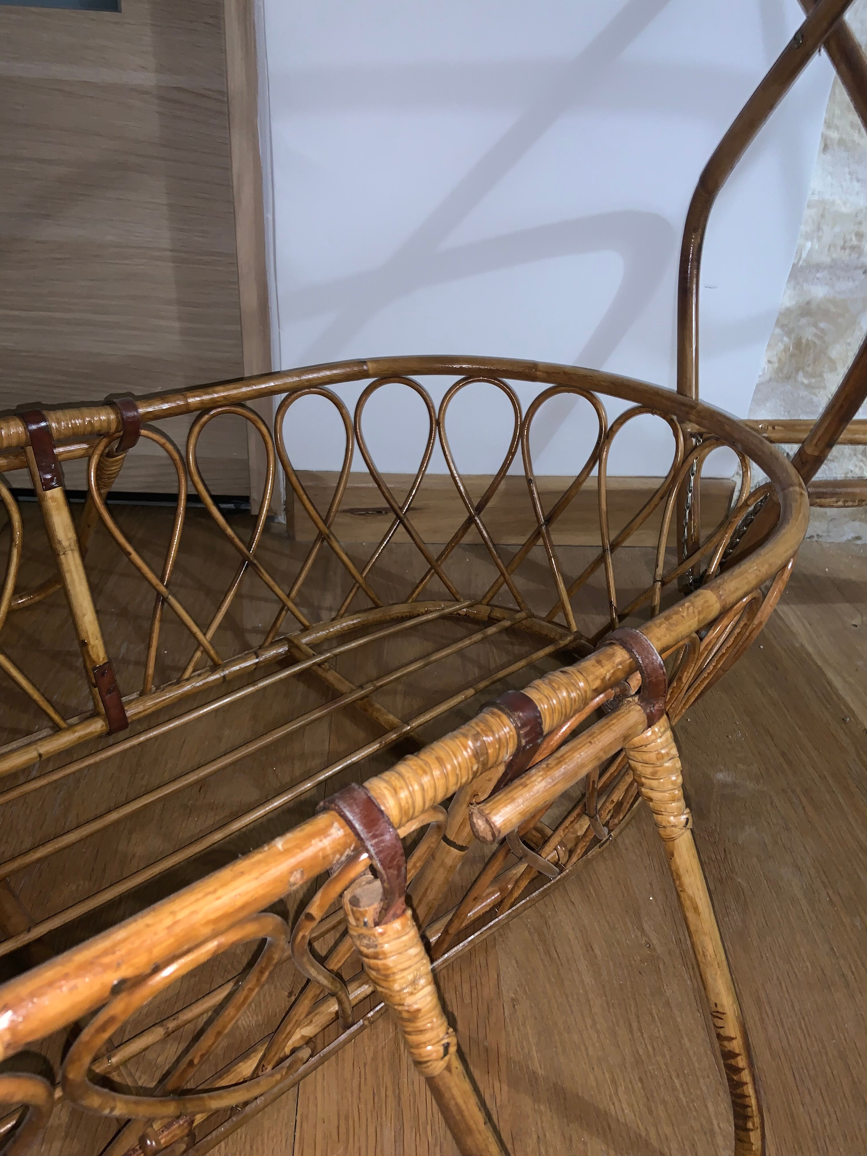 Rattan cradle