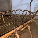 Rattan cradle