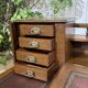 English oak graduated desk from the late 19th century.