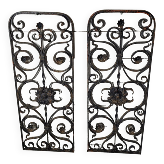 Pair of wrought iron gates