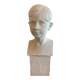 Bust portrait of a child in plaster signed René Pajot for his friend Louis Palacio