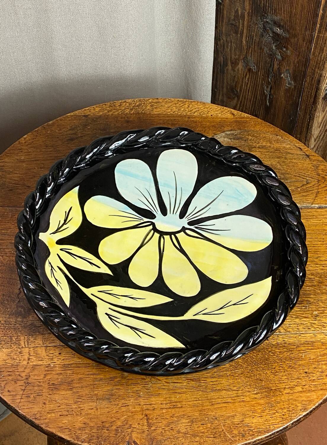 Fruit bowl, centrepiece, ceramic, Fase Vallauris, 1942