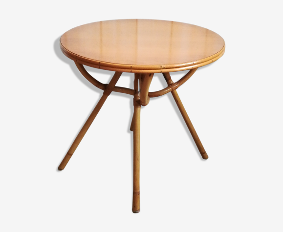 Table basse rotin