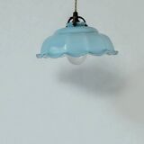 Opal glass pendant light