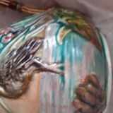 Old dabbling pitcher, herons pattern