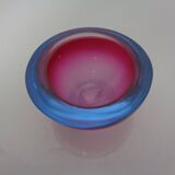 Sommerso Murano Glass Ashtray, Italy, 1960s