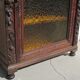 Gothic shelf showcase , solid oak