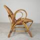 Rohe Noordwolde bamboo and rattan chair, 1950s
