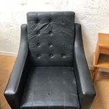 Armchair in leatherette 50s 60s