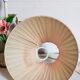 Bouquet lamp to table in vintage painted sheet vinyl lampshade