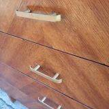 Commode vintage design chevrons