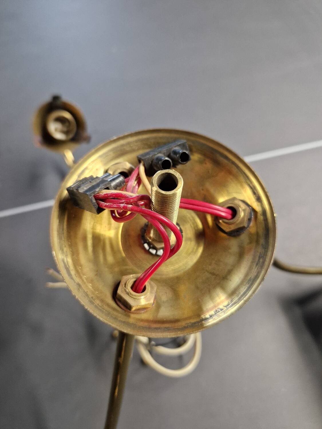 1950s chandelier from the Lunel house in France