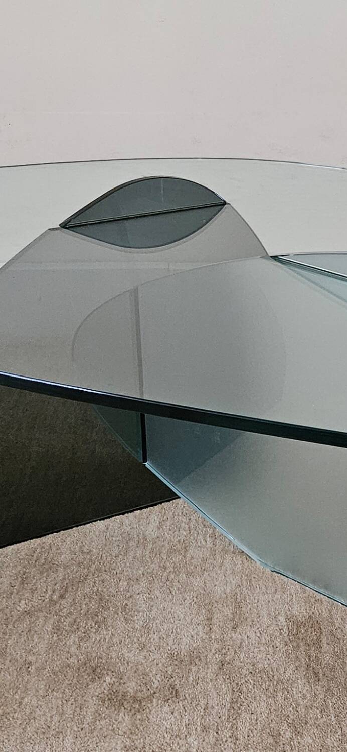 Table basse en verre