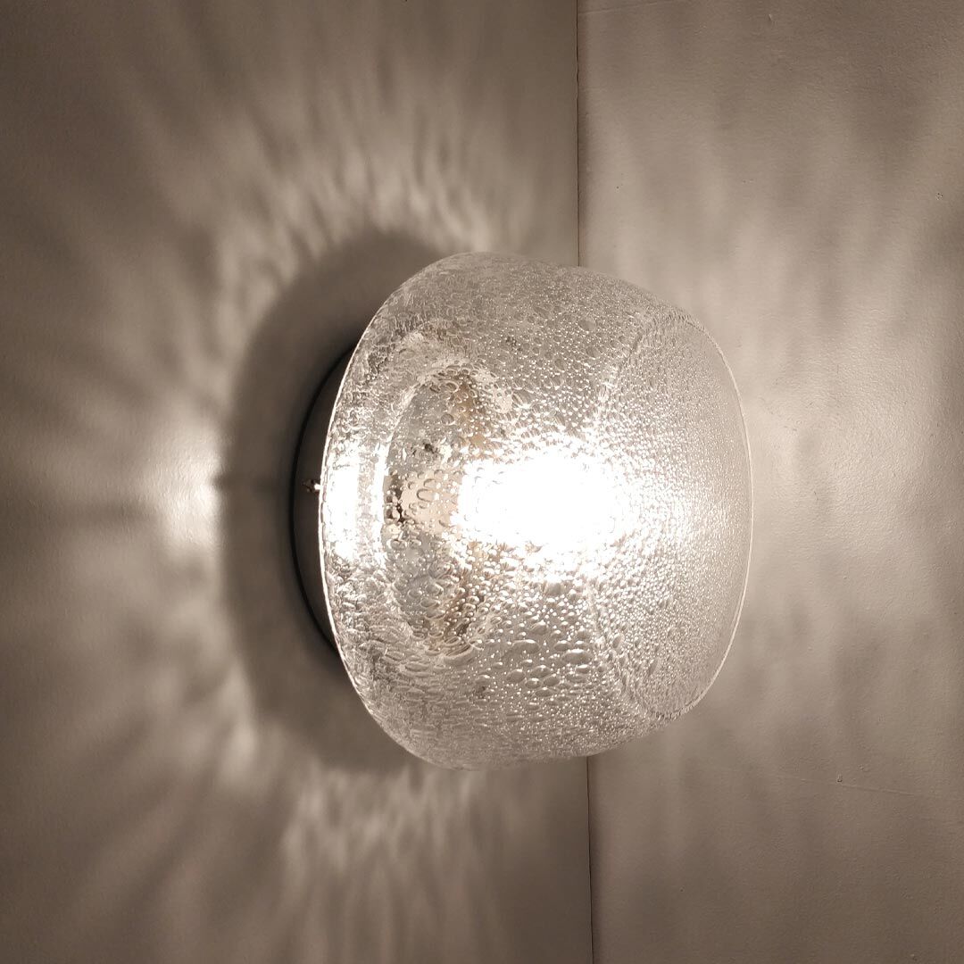 Vintage glass bubble waterpaper applied