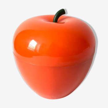 Vintage orange ice cube apple