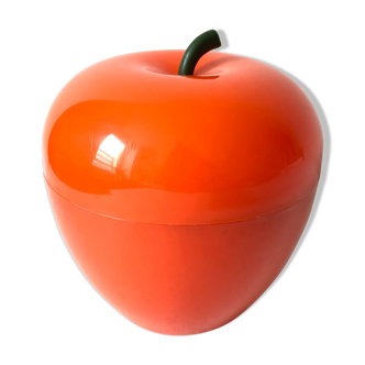 Vintage orange ice cube apple