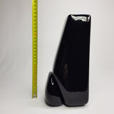 Vase mégalithe noir 25 cm