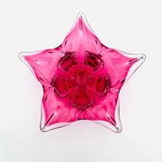 Coupe Sommerso Josef Hospodka - Cristal de Bohême Rose -Circa 1960
