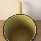 Yellow enamelled coffee maker