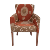 Suzani chair traditional bergere