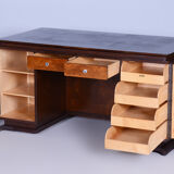 Bureau en frêne de chêne ArtDéco, Tchéquie, années 1930