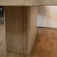 Travertine dining table 6/8 people