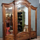 Louis XV Rocaille walnut cabinet stamped Gianinetto circa 1880