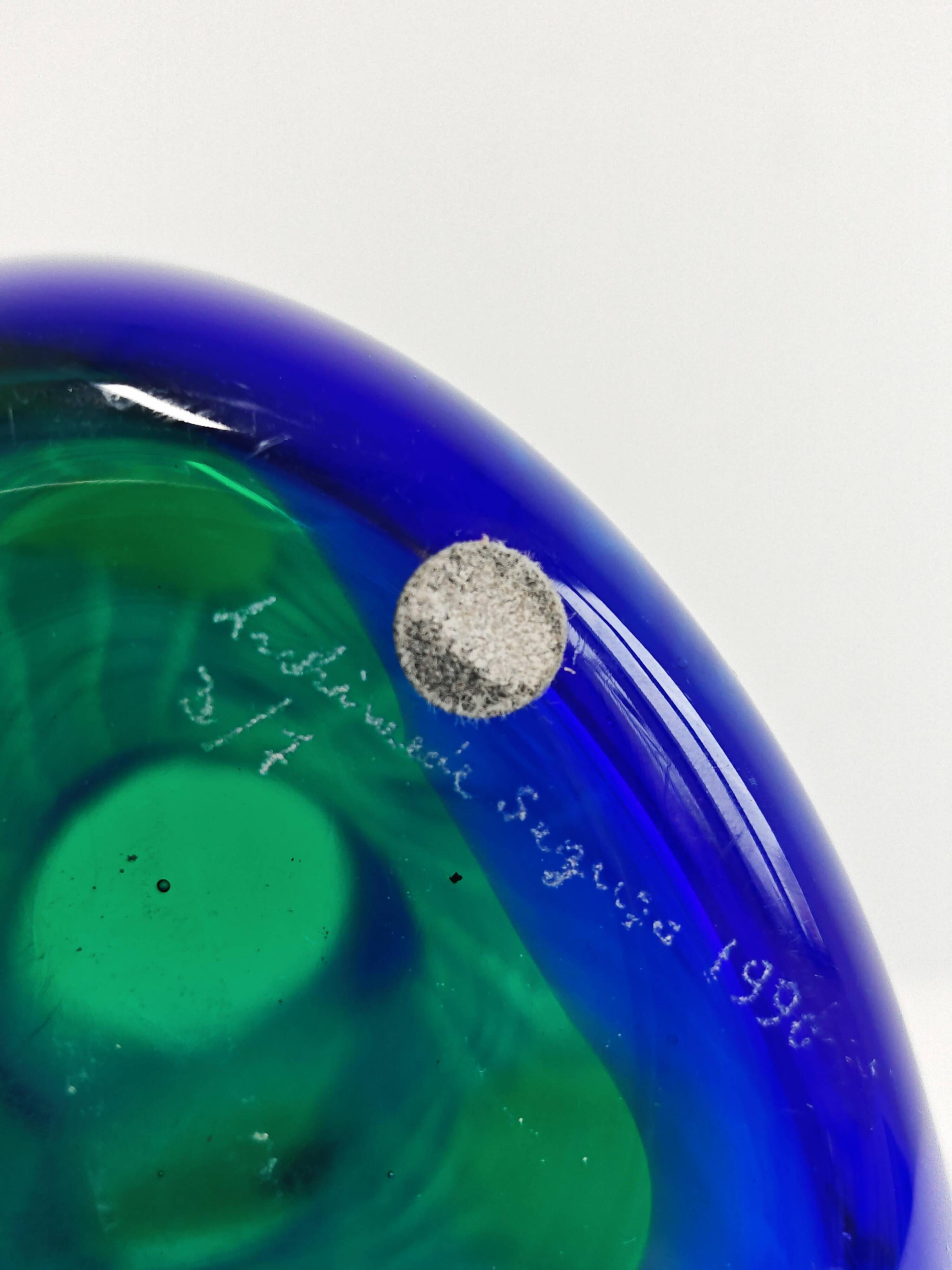 Murano glass vase by Archimede Seguso, limited edition.