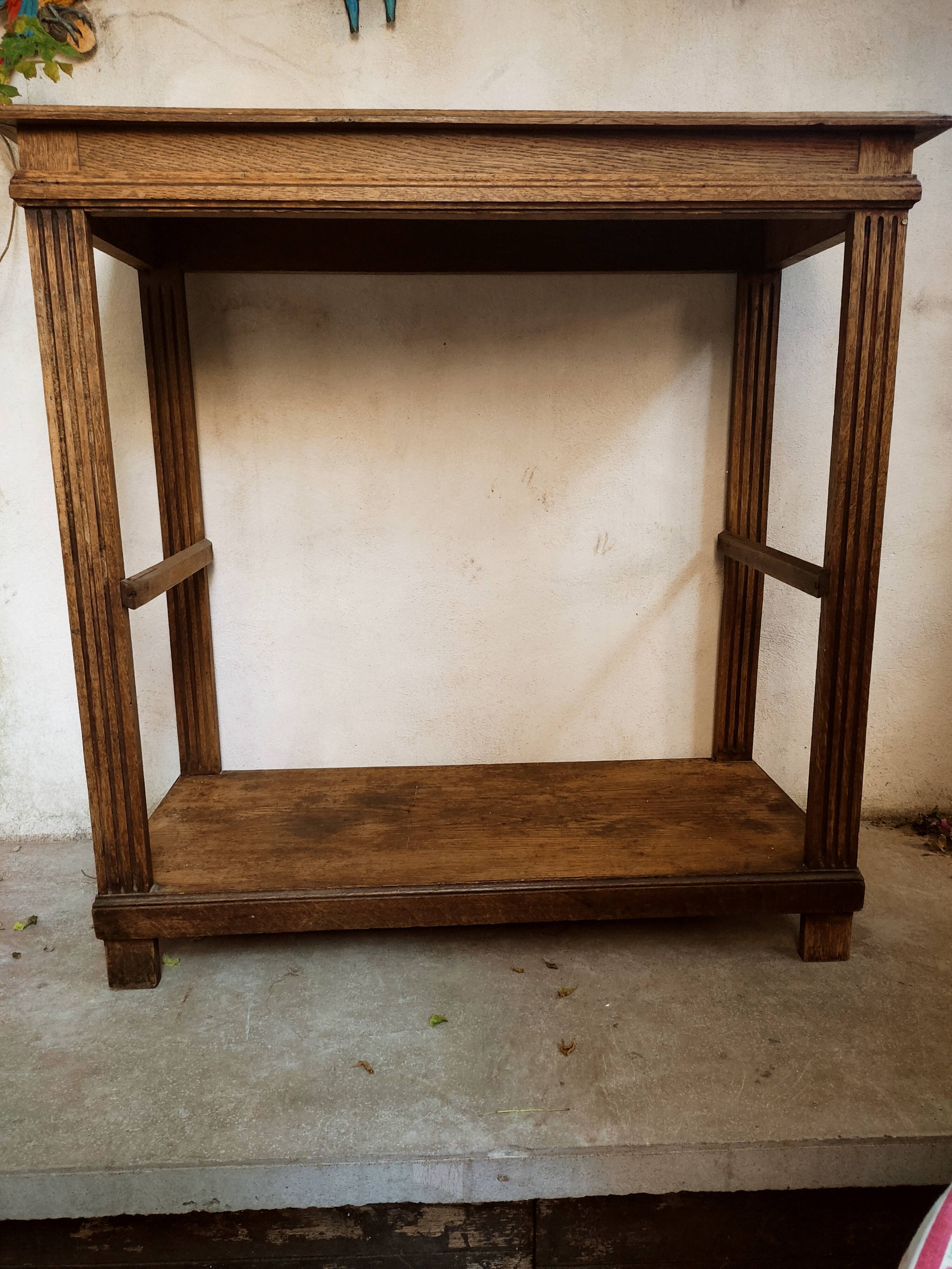Art Deco oak console