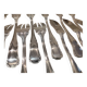 6 silver-plated fish forks and 6 fish knives by Ercuis Valencay