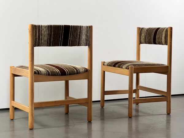 Paire de chaises de Borge Mogensen pour Karl Anderson, signées