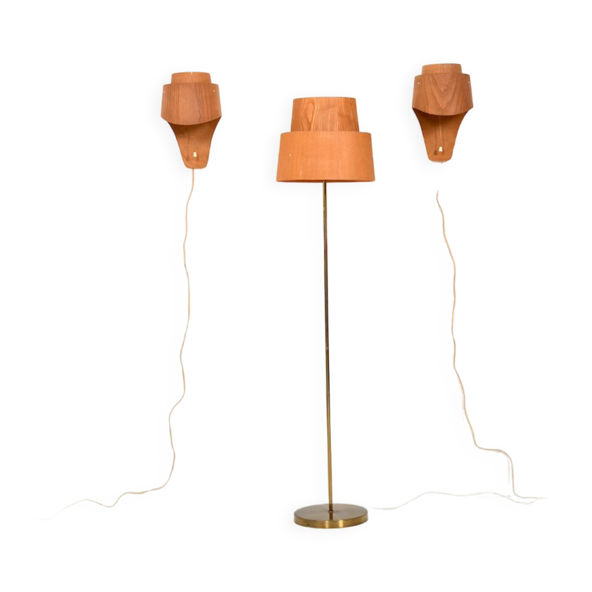 Lampadaire et appliques par Hans Agne Jacobsson Début des années 1960