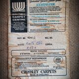 English carpet Axminster 69x118cm