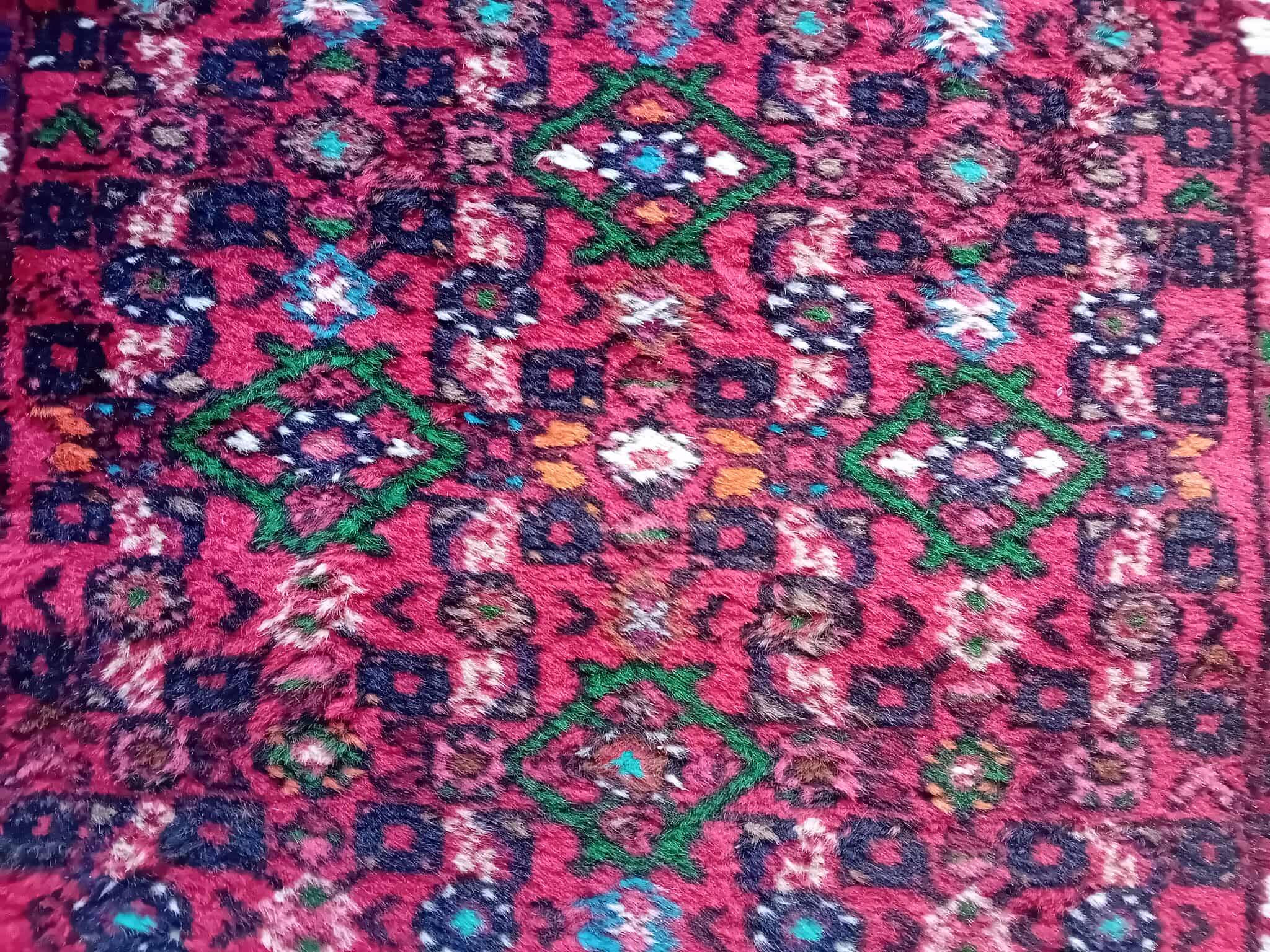 Tapis de couloir Persan Hamadan fait main 292x74cm