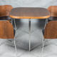 Salle à manger modèle Fusion, design Sandra Kragnert pour Ikea, Vintage Suédois 1970s