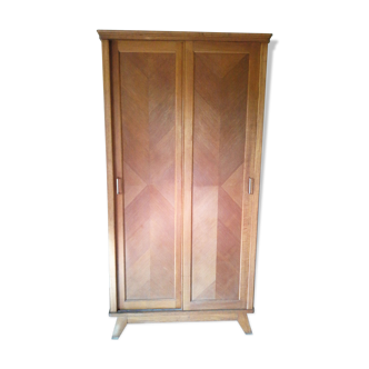 Wardrobe with sliding doors from the 1950s