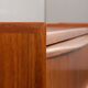 Pair of Danish vintage teak nightstands with 2 drawers, 1960s