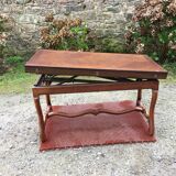 Modular vintage oak coffee table with Albert Ducrot's magical system