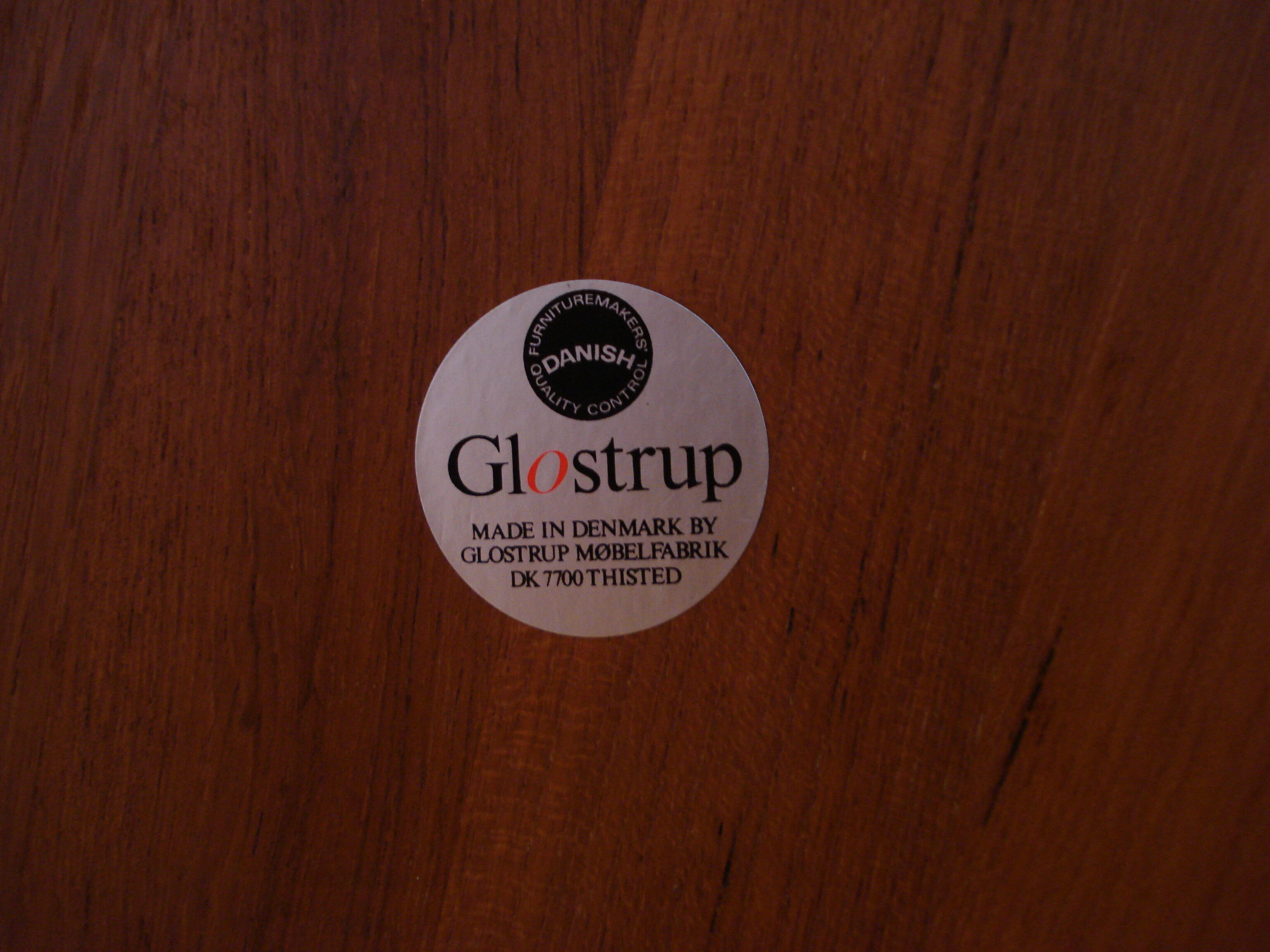 Table à manger extensible, teck massif, Glostup